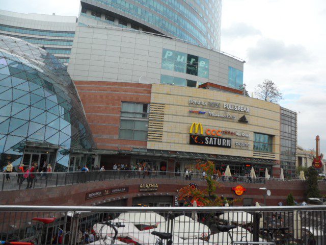 Modern Zlote Tarasy (Golden Terraces) Shopping Mall Warsaw Poland