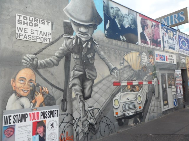 Depiction at Checkpoint Charlie