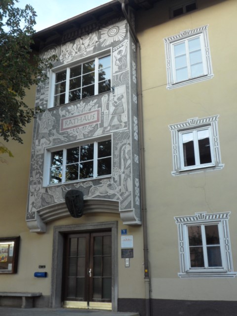 Rathaus or City Hall of Oberammergau