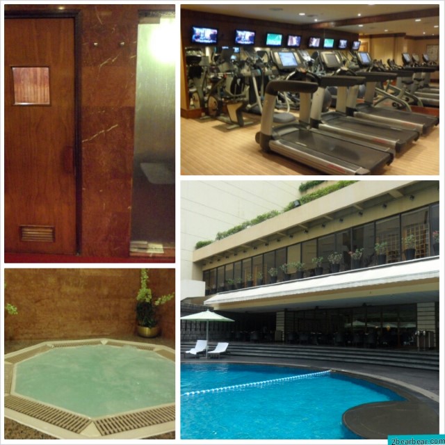 Facilities at Regent Singapore (Swimming pool, Jacuzzi, Steam bath, Sauna & Gym)