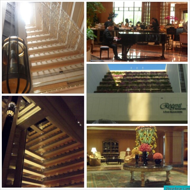 Regent Singapore Facade and Hotel Lobby
