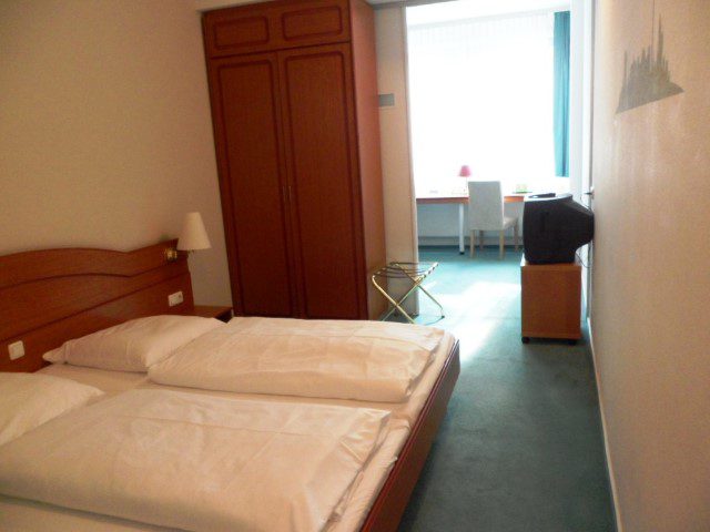 Berlin Hotel Huge room with beds and living area!