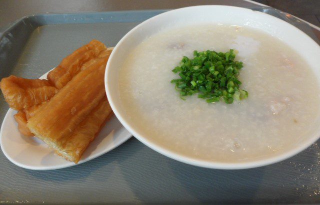 Pork and Pork Stomach Congee with Fried Dough Stick (44HKD!!!)