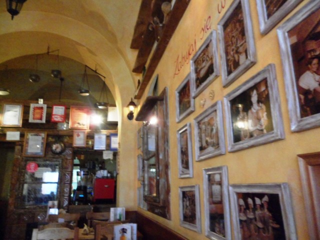 Interior of Zapiecek Restaurant