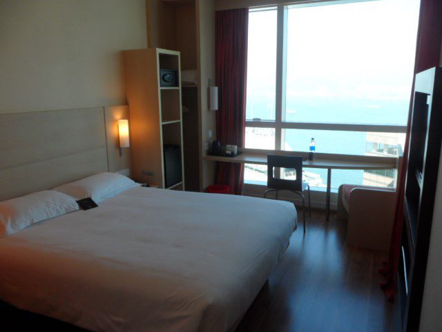 Inside room of Ibis Hotel Sheung Wan Hong Kong