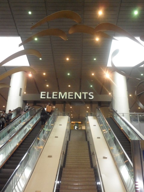 Entrance to Elements Shopping Mall from Kowloon MTR