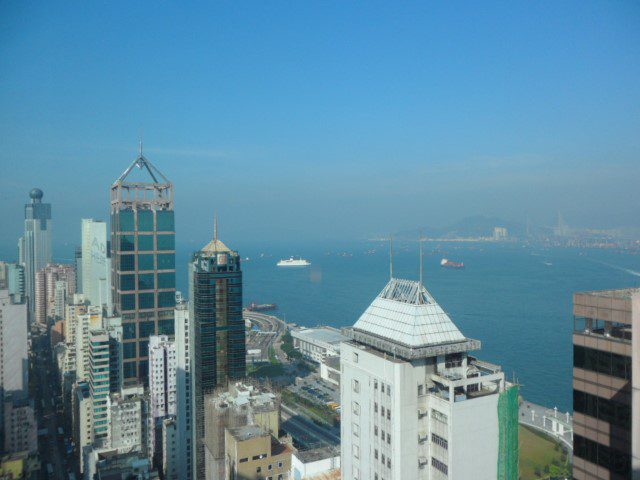 View from room of Ibis Hotel Central Hong Kong