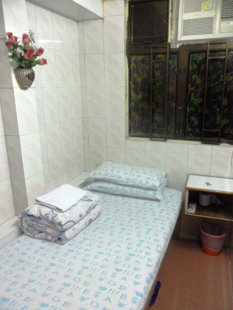 Small but effective room at New China Yan Yan Guest House