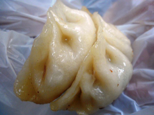 Unfortunately it tasted like NTUC's frozen dumplings - Cheap though at 4 for 6MOP