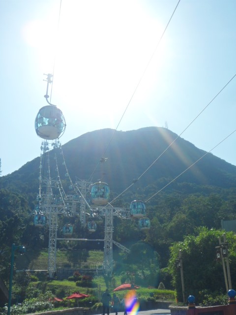 Cable Car ride up to the Summit of Ocean Park Hong Kong