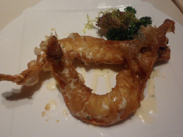 Baked King Prawn with Italian Sauce Lei Garden Hong Kong