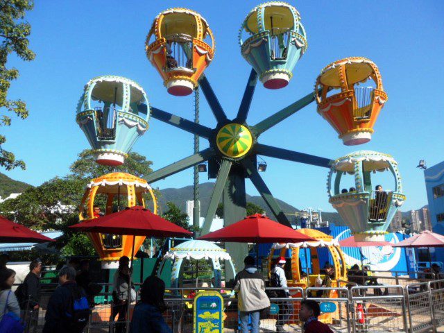 Rides for the Kids at Ocean Park Hong Kong