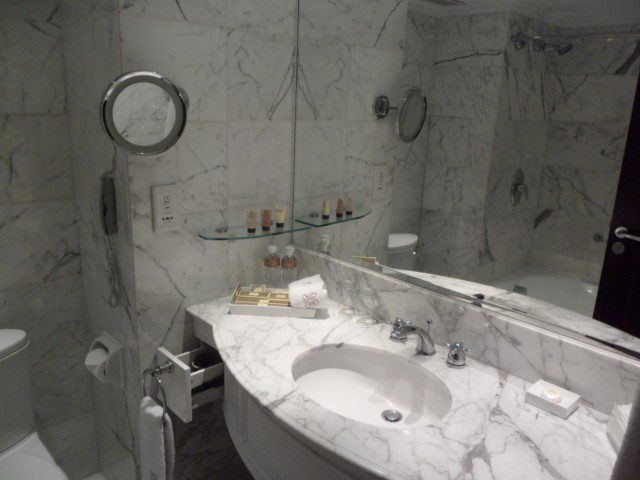 Toilet with bathtub and AIGNER SCENTED BATH FOAMS AND SHAMPOO!!