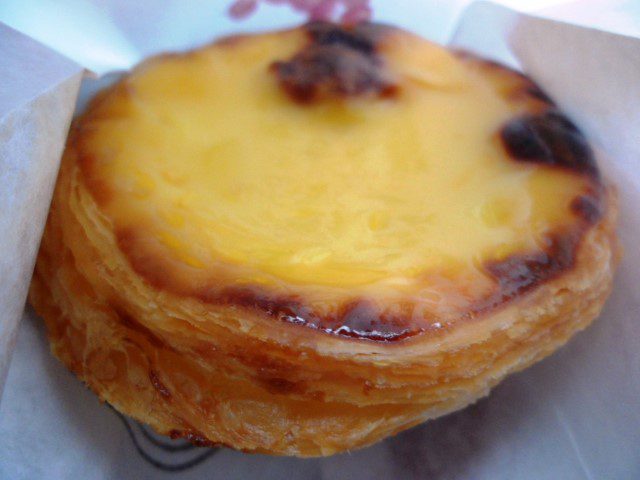 Macau's famous Portuguese eggtart