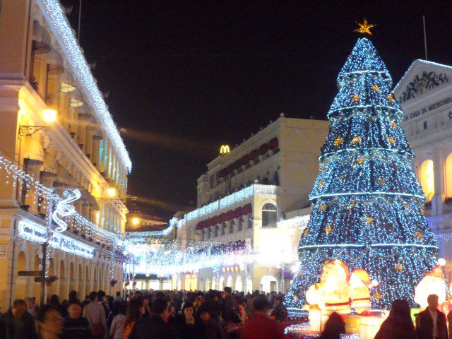 Night at Senado Square Macau