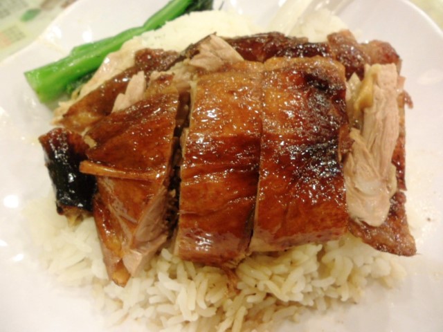 Goose Drumstick Rice (48HKD) - One of the must trys in Hong Kong!