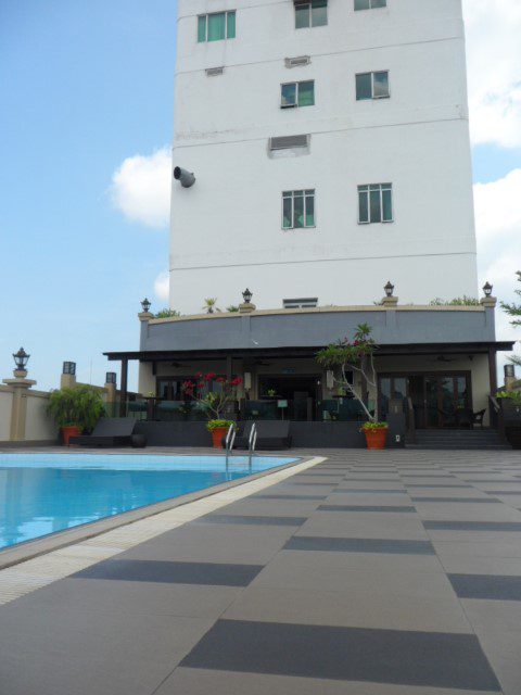 Another view of the swimming pool at the Katerina Hotel