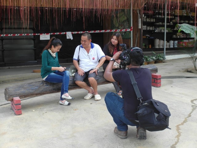 Interviewing Mr Goh - Owner of UK Farm Kluang Malaysia