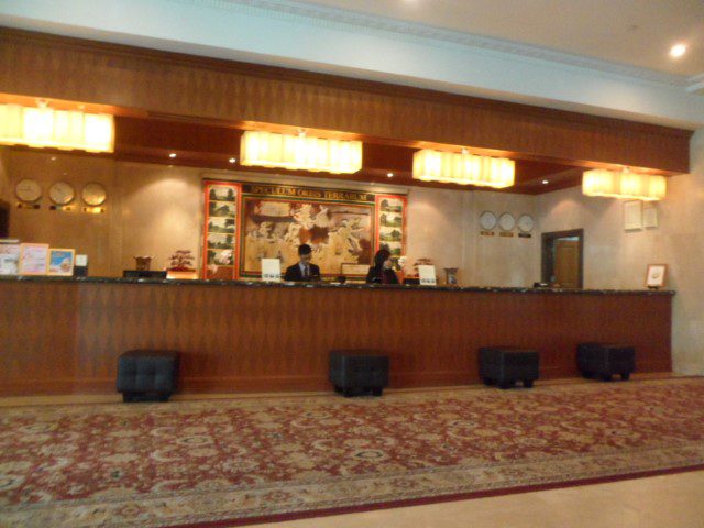 Reception at the Katerina Hotel – It was here we heard the “One Malaysia” Song