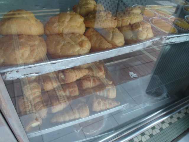 Custard puffs and cream horns at Chin Mee Chin Confectionery