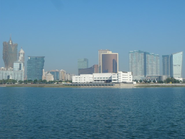 Taken from Sai Van Lake with View of Grand Lisbon and Wynn