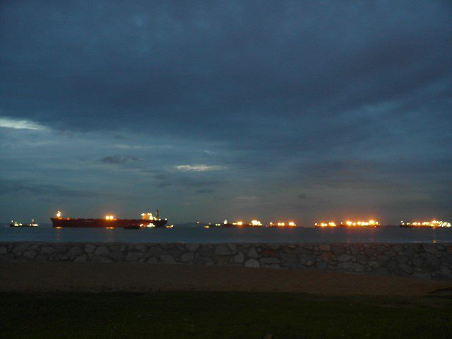 Views by the beach at East Coast Park