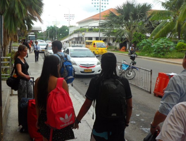 White Cab at Domestic Departure Cebu Airport