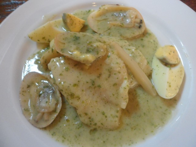 Ipar's fillet of fish in famous parsley sauce 350 peso