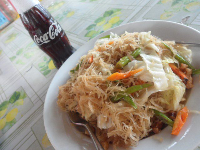 Fried Bihoon at 200 pesos and coke at 30 pesos