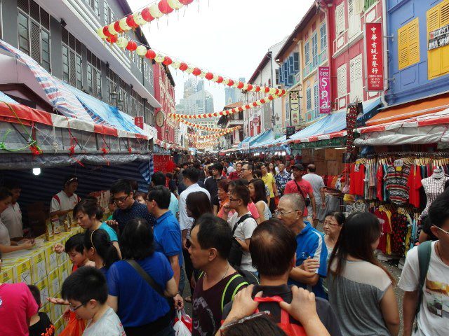 Another view of Temple Street