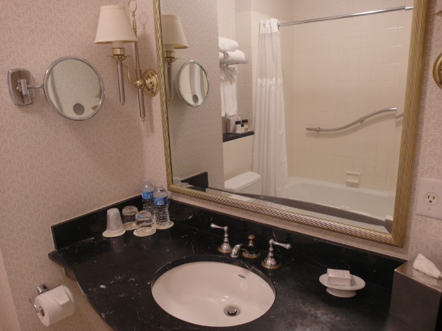 Bathroom of Deluxe King Suite Palace Hotel San Francisco