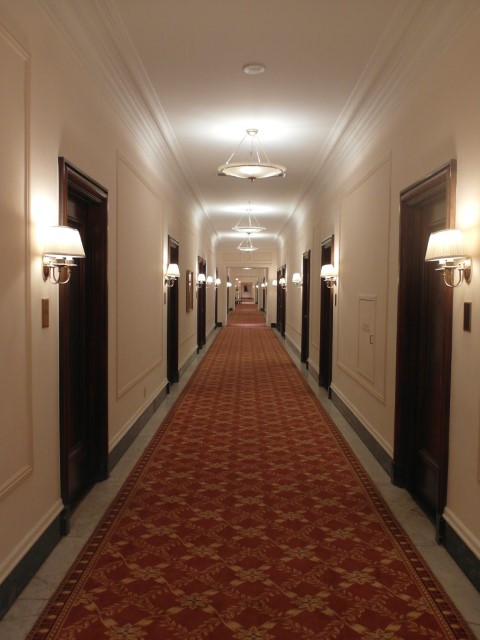Beautiful Hallway of Palace Hotel San Francisco