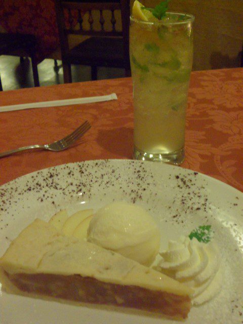 Mojito and Apple Pie at Heidelberg Restaurant of Peacock Garden Bohol