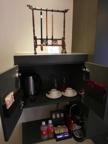 Selection of coffee and tea at AMOY Hotel Singapore