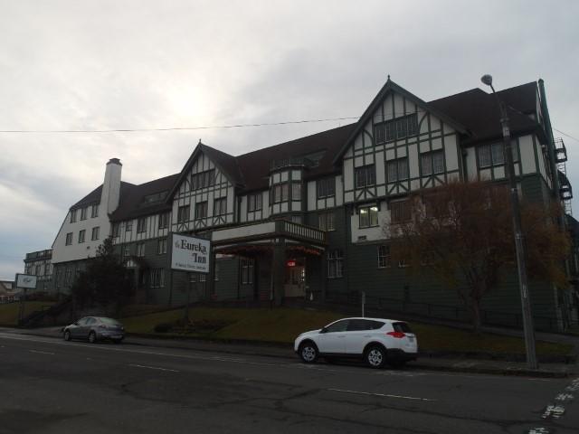 Facade of Eureka Inn - Stayed here during this trip