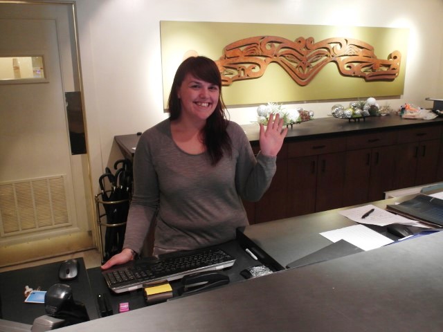 Noelle - Friendly and Lively receptionist who welcomed us to Inn at the Market Seattle