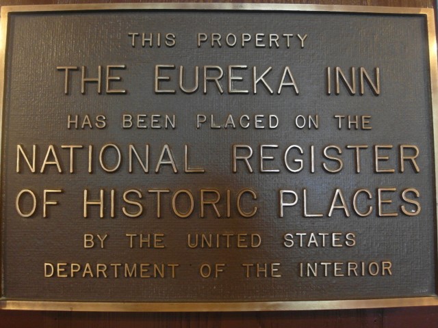 Eureka Inn on the National Register of Historic Places