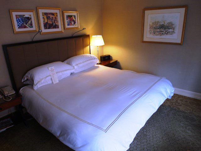 Inviting King Size Bed of City View Room at Inn at the Market Seattle