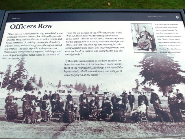 History of Officers Row Vancouver Washington