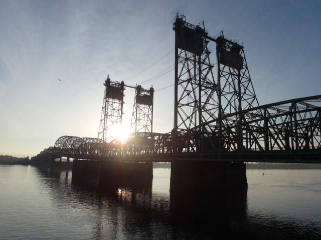 Interstate Bridge connecting Vancouver to Portland