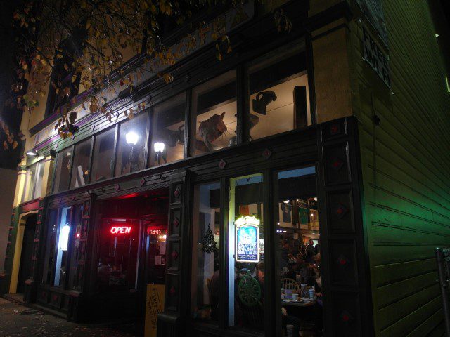 Facade of Lost Coast Brewery 4th Street Eureka California - Seemingly quiet on the outside