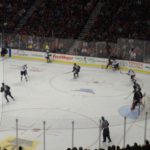 Into the thick of action between Portland Winterhawks and Kelowna Rockets