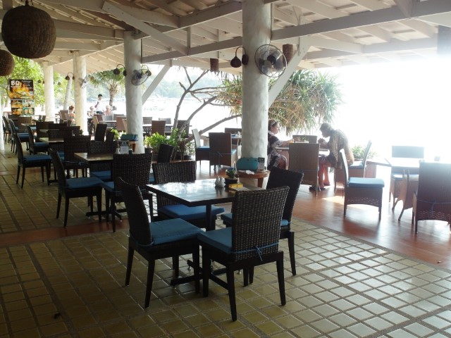 Casual dining at Breezeo, overlooking Ko Khrok Island