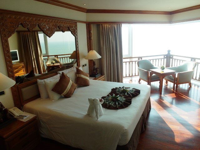 Master Bedroom of the Theme Suite at Royal Cliff Beach Hotel