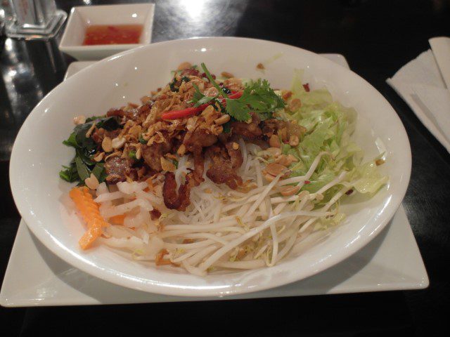 Pork Vermicelli Saigon Centre Cafe Terrace