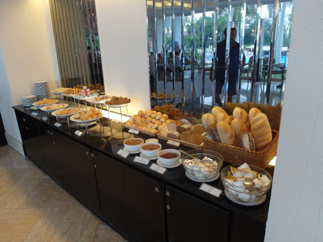 Selection of bread and pastries
