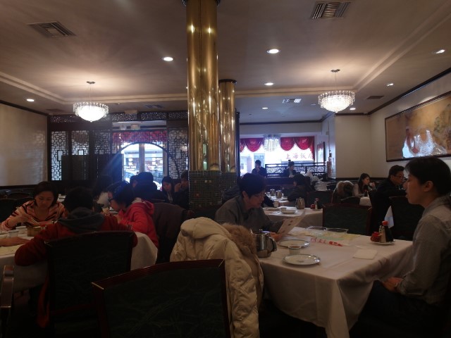 Inside Great Eastern Restaurant with many locals!