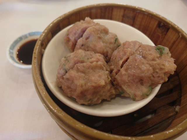 Beef Ball with special vinegar sauce at Great Eastern Restaurant Chinatown San Francisco