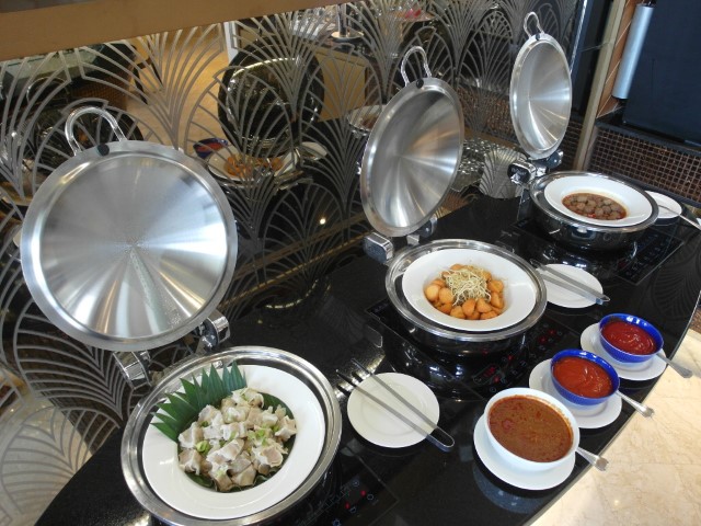 A small selection of hot foods