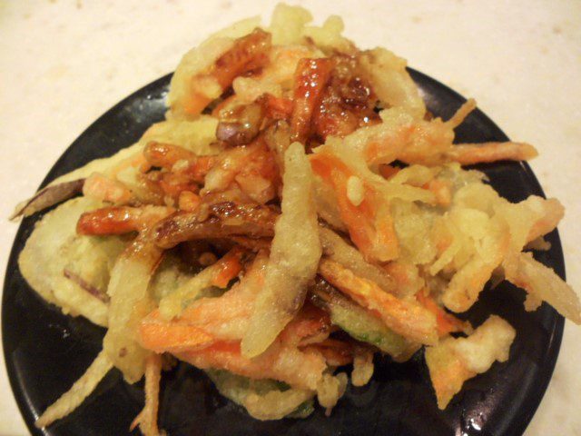 Kakiage (Fried Vegetables) Sakae Sushi Buffet Review